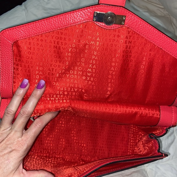 RARE like new Kate Spade NY Rosaline Parchment Drive Leather Satchel Bag - Picture 14 of 16